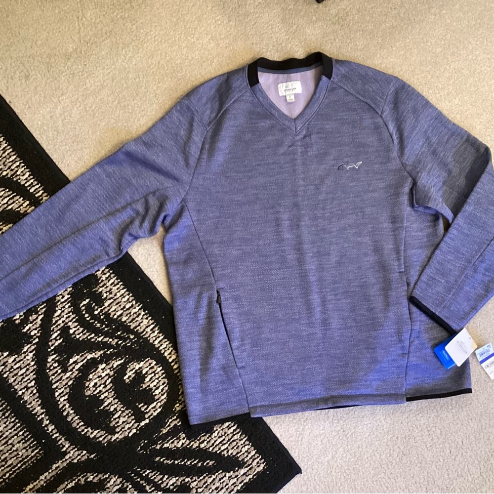 Greg Norman Periwinkle Lightweight Attack Life Pullover